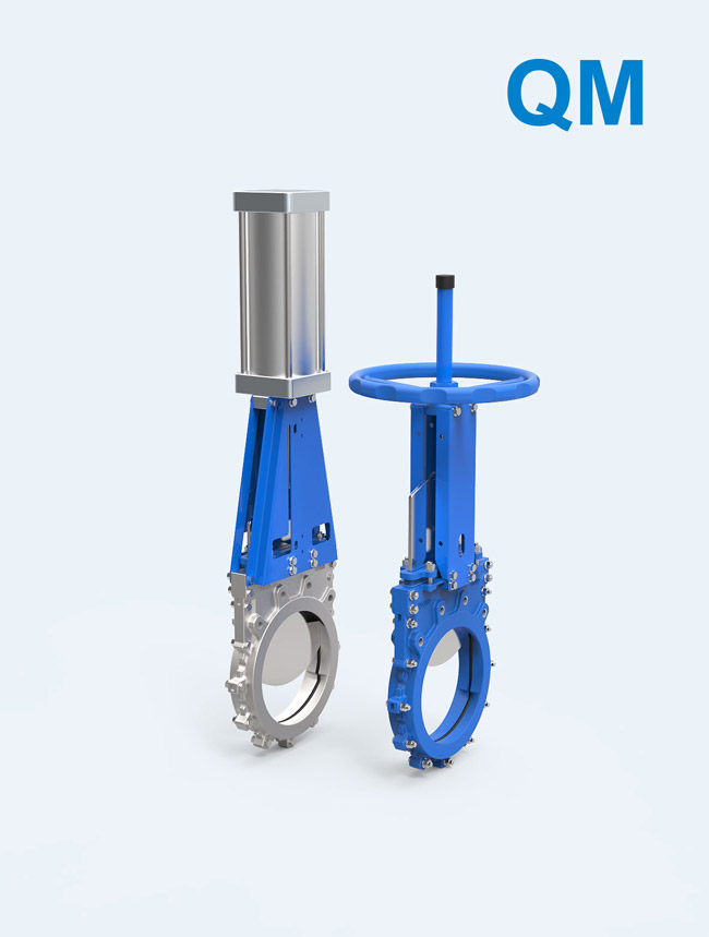 QM系列双重双向密封刀闸阀-粉体
