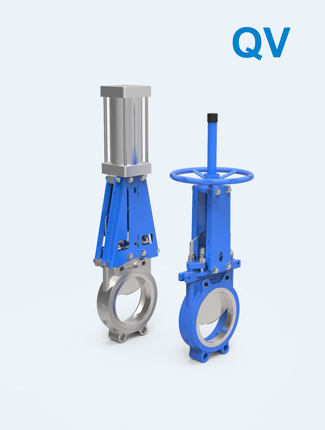 QV系列可更换阀座型单向密封刀闸阀-排污