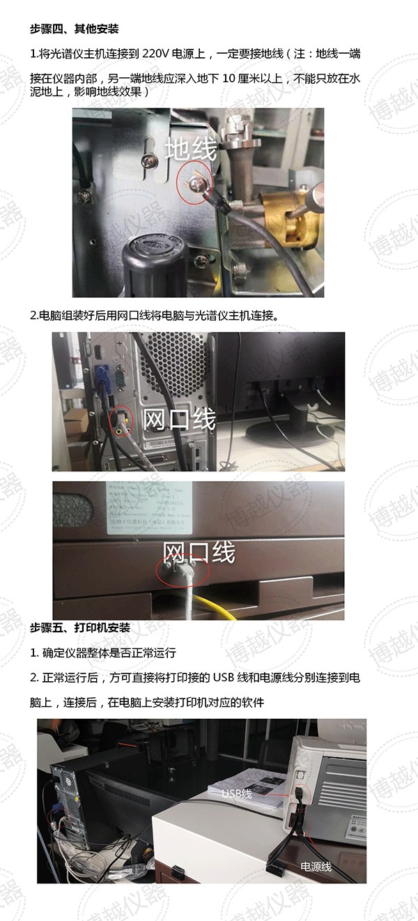 5代光谱分析仪安装现场示意图 5代光谱分析仪安装现场示意图